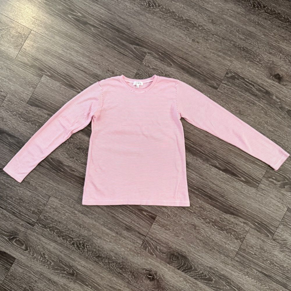 Lake Red White Stripe Long Sleeve
